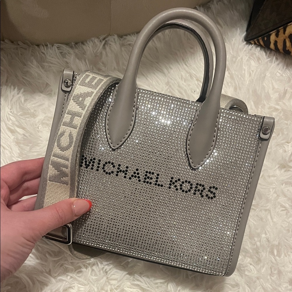 Michael Kors extra small rhinestone crossbody